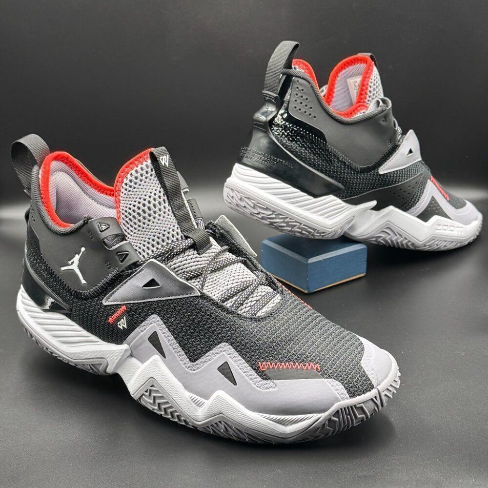 Air Jordan Westbrook One Take 'Black Cement' View 5